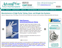 Tablet Screenshot of advantapure.com